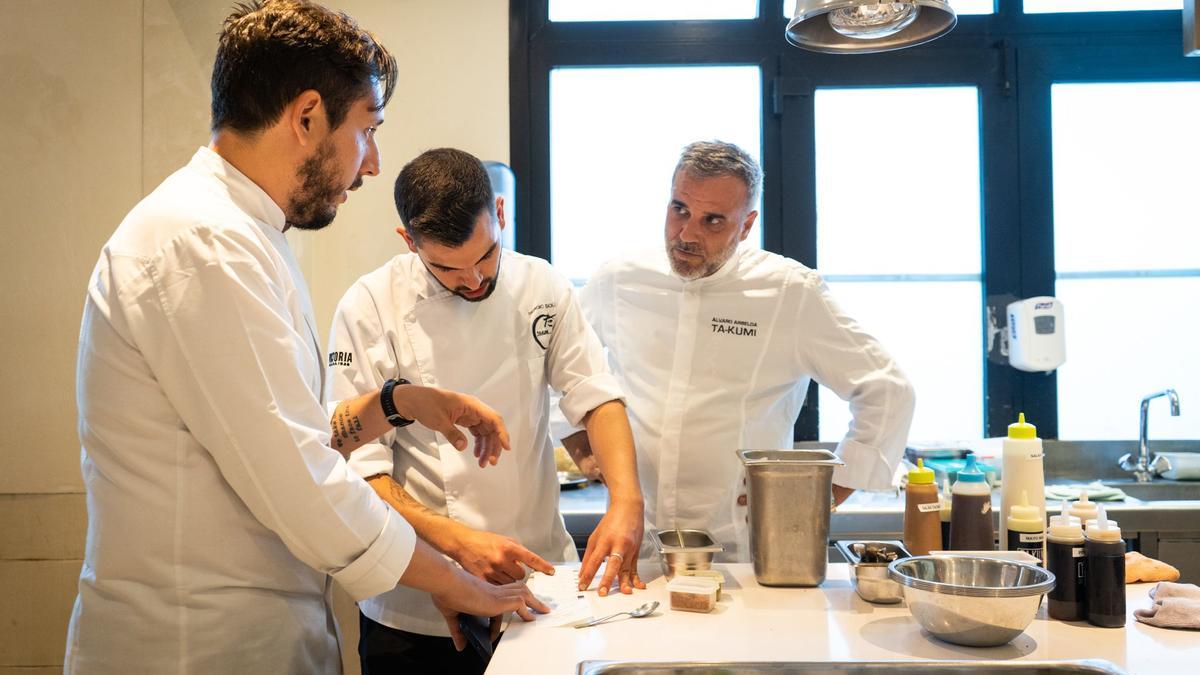 En el evento, se ha creado un menú degustación con la combinación de técnicas de ambos chefs