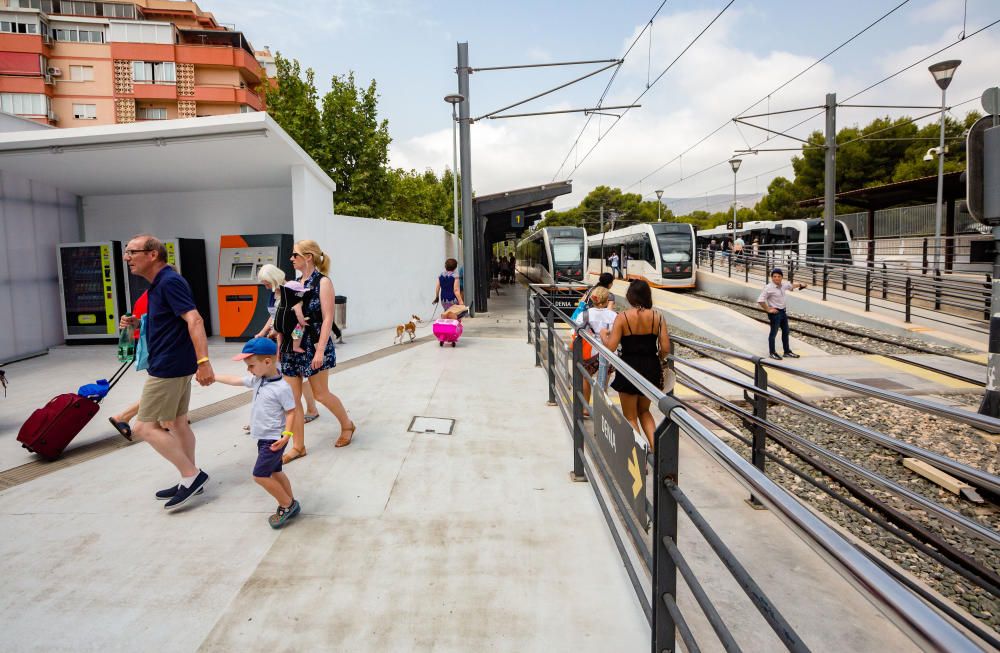 El nuevo apeadero del Tram de Benidorm