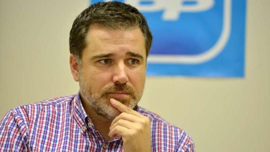 Jacobo Moreira, portavoz municipal del PP y candidato a la presidencia del partido.