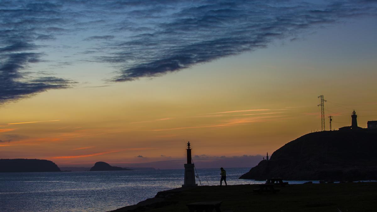 Atardecer en la ría de Avilés.