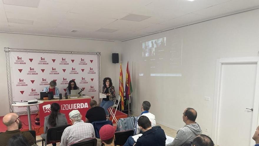 Marta Abengochea llama a representar desde IU "al Aragón que no se rinde"