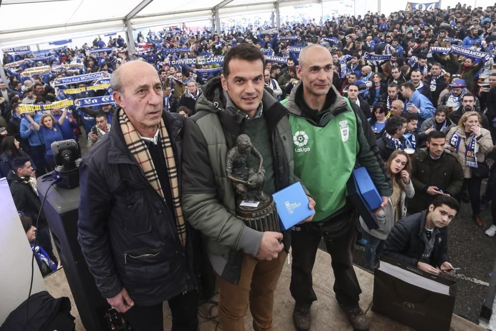 Fiesta de la APARO en el Carlos Tartiere