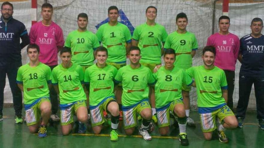 Foto oficial del equipo cadete masculino.