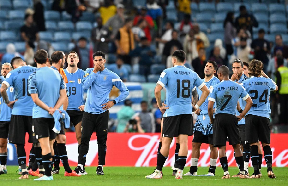 Uruguay, eliminada del Mundial de Qatar en la fase de grupos