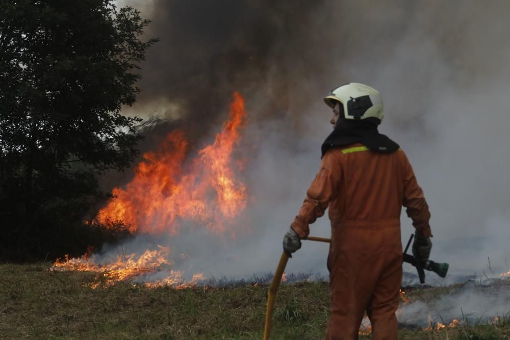 Incendio en La Belga