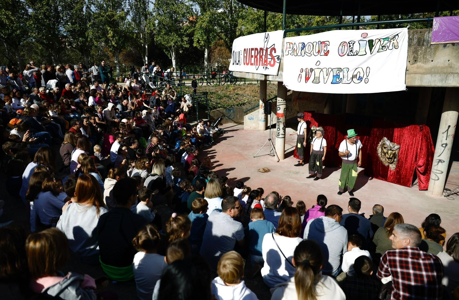 En imágenes | El Parque Oliver de Zaragoza celebra la Fiesta de Otoño
