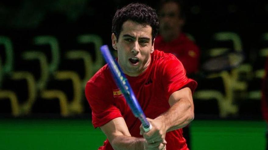 Jaume Munar, en la United Cup.