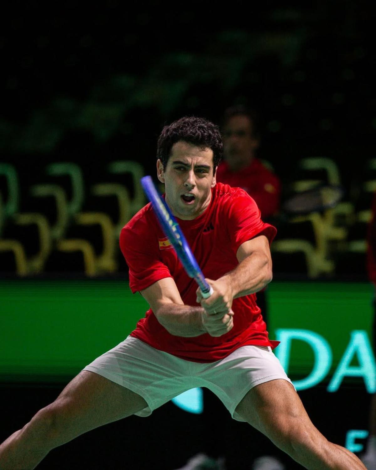 Jaume Munar, en la United Cup.