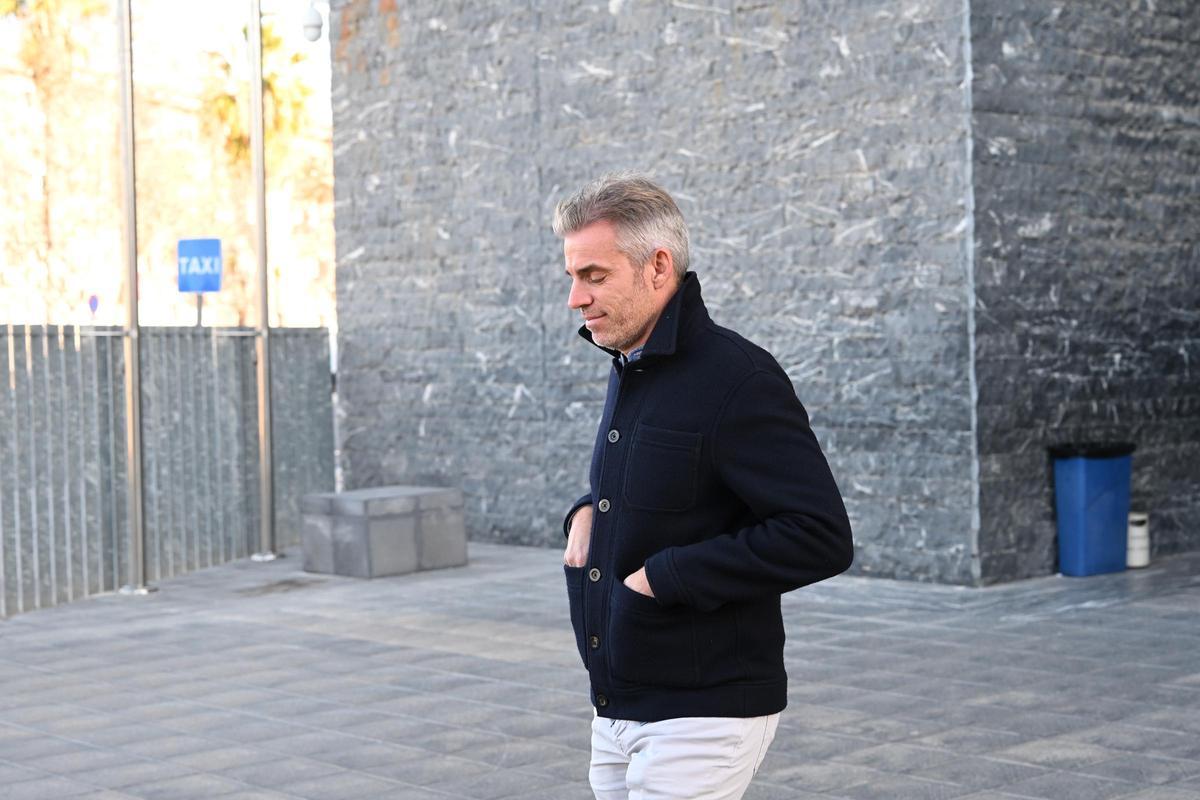 El empresario durante una de las sesiones del juicio en la Audiencia de Elche