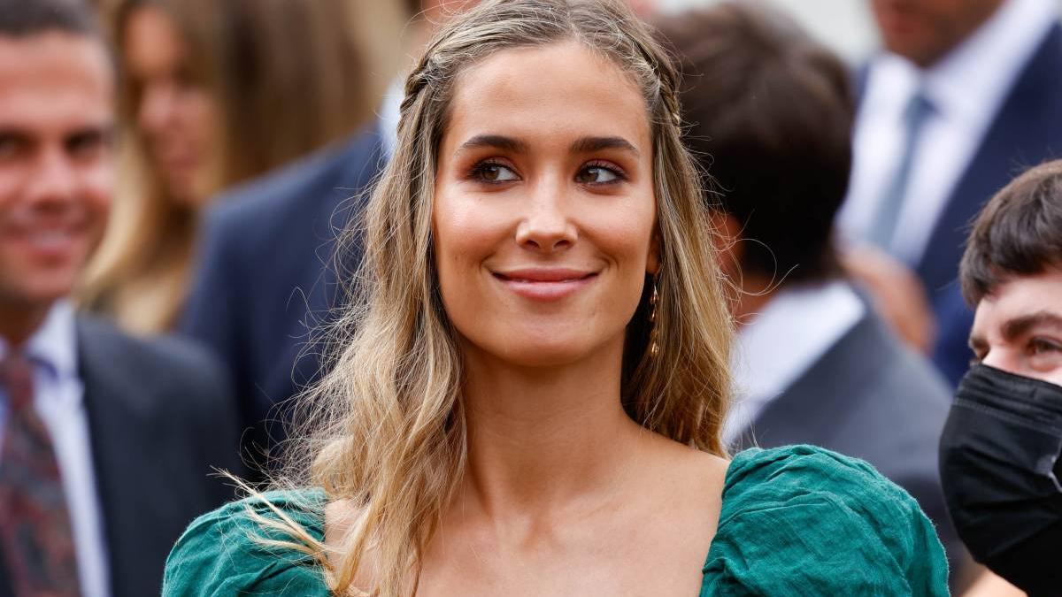 María Pombo en la boda de Lucía Bárcena