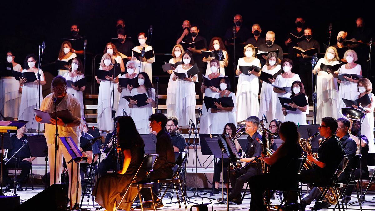 Reencuentro de la Banda Simfònica y el Cor Ciutat d’Ibiza