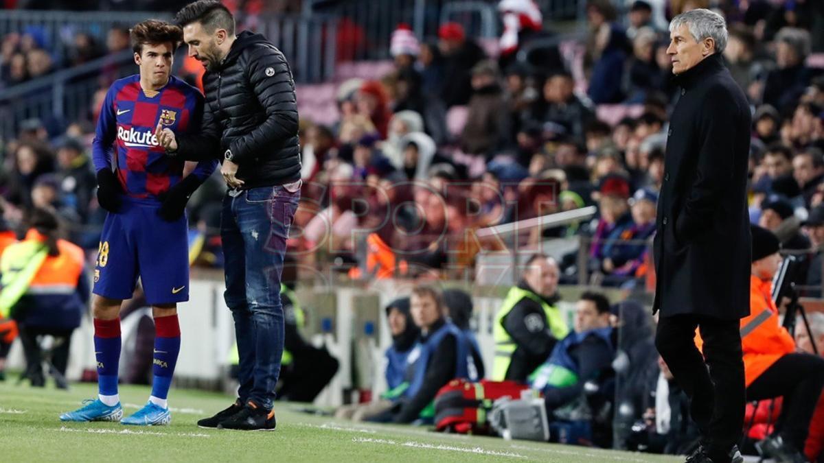 Segundo partido de Setién como entrenador del Barça
