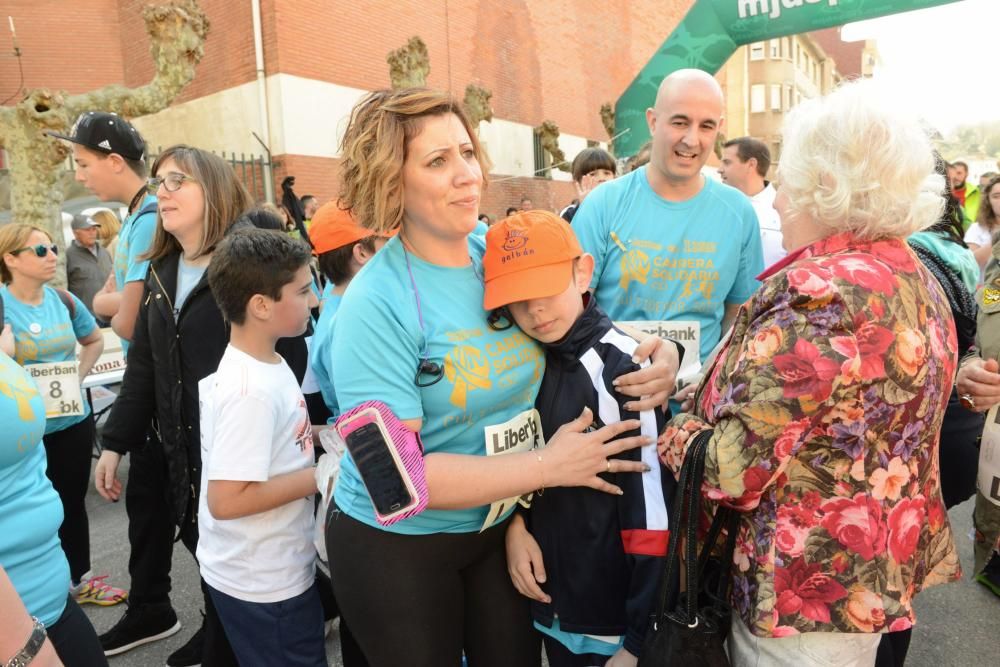 El "comando tortuga", Yago e Izan, en la carrera