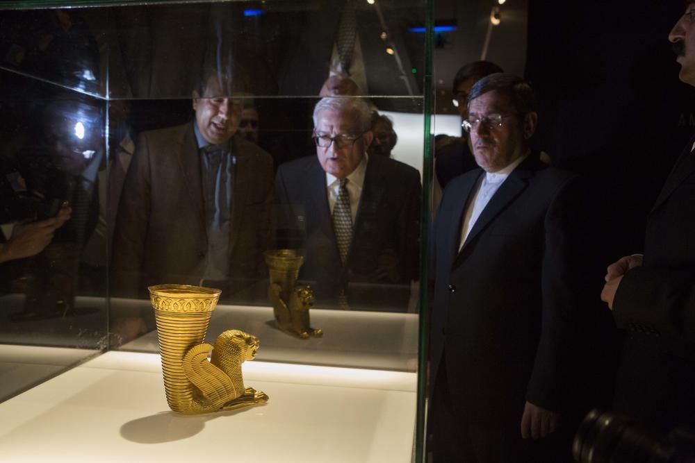 Exposición joyas preciosas de Irán en el MARQ.