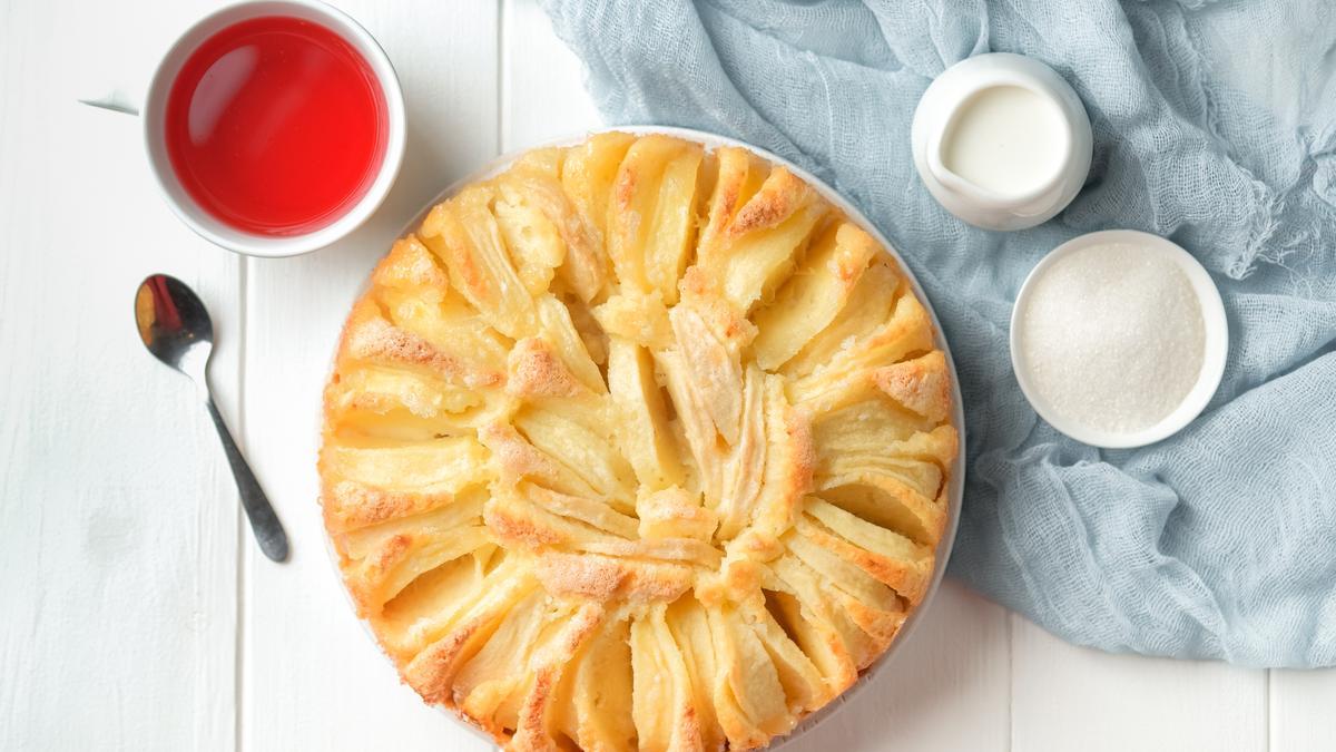 Tarta de manzana.