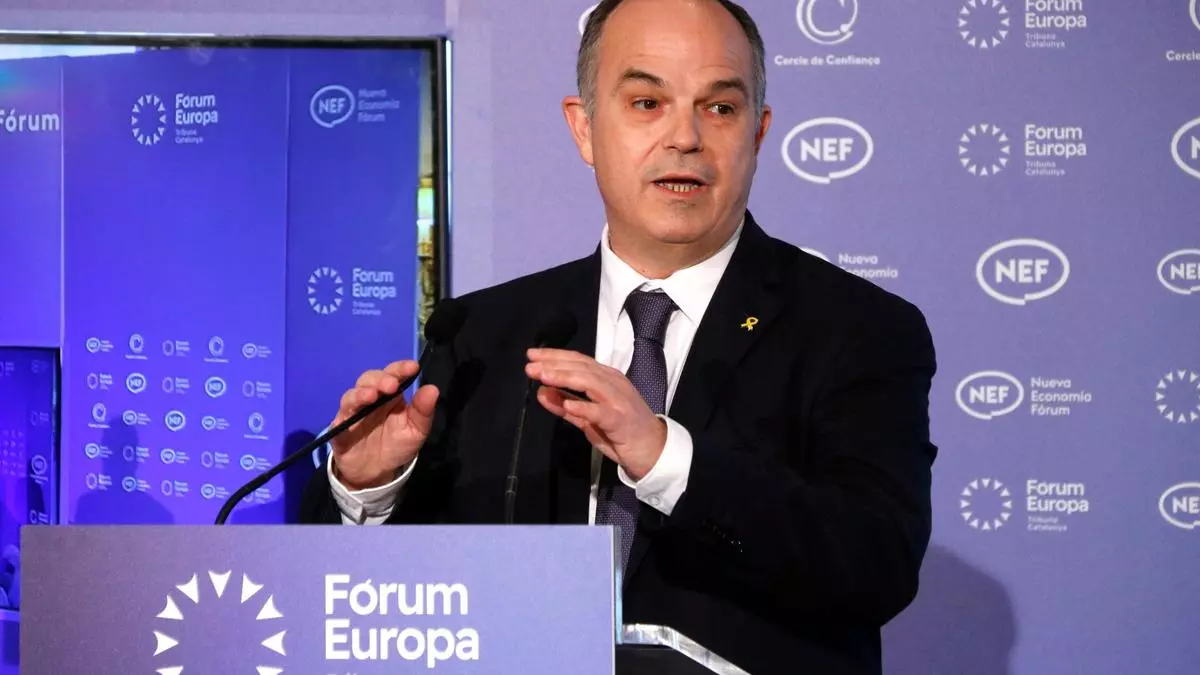 Turull presenta el 12-M como un "dilema" entre "Puigdemont o Sánchez"