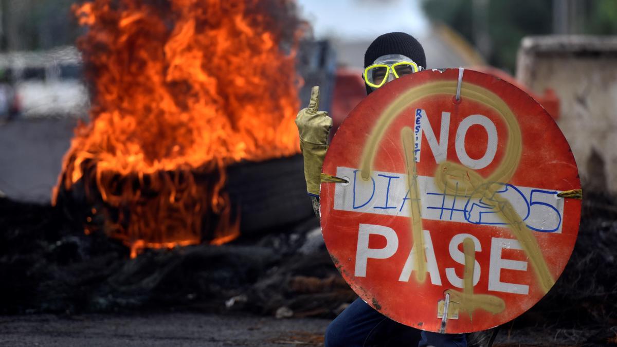 Protestas en Colombia.