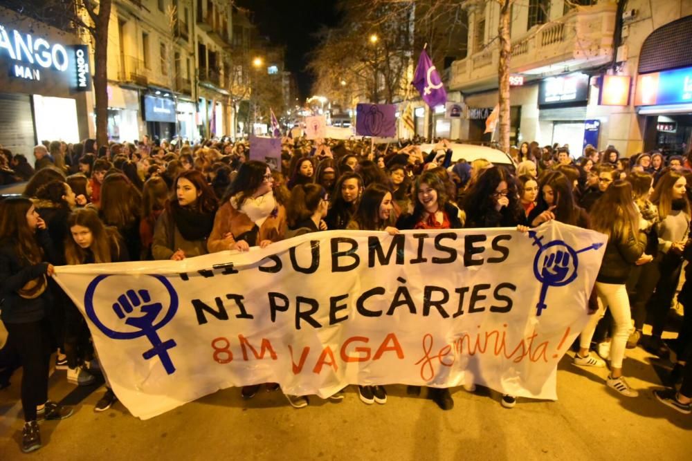 Manifestació feminista a Manresa