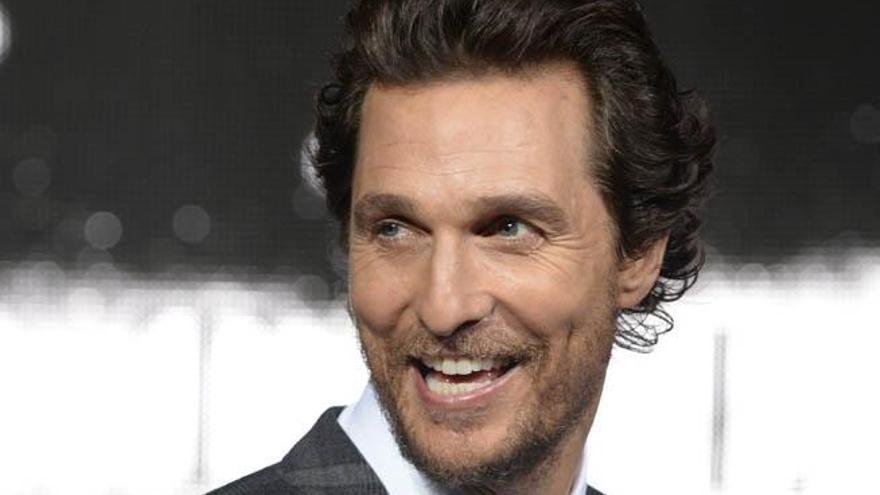 Matthew McConaughey presenta &#039;Interstellar&#039;.