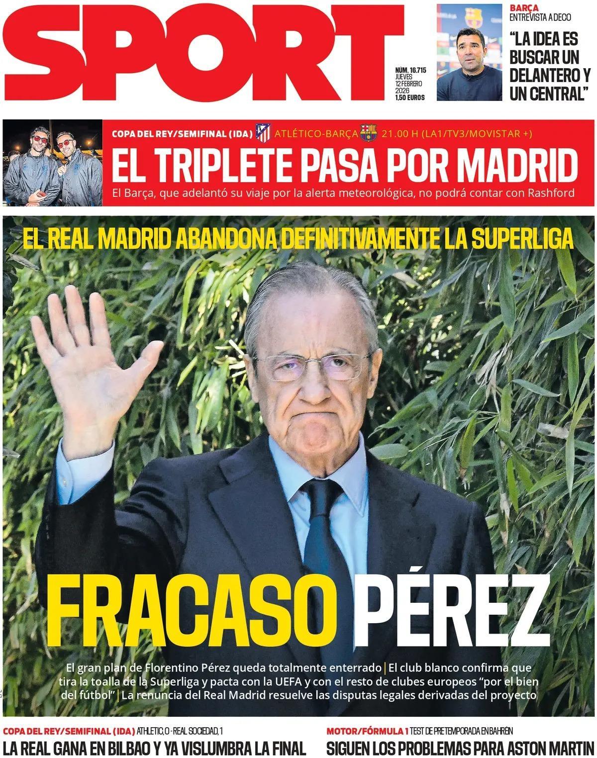 Las portadas de la prensa deportiva de hoy Las portadas de la prensa deportiva de hoy