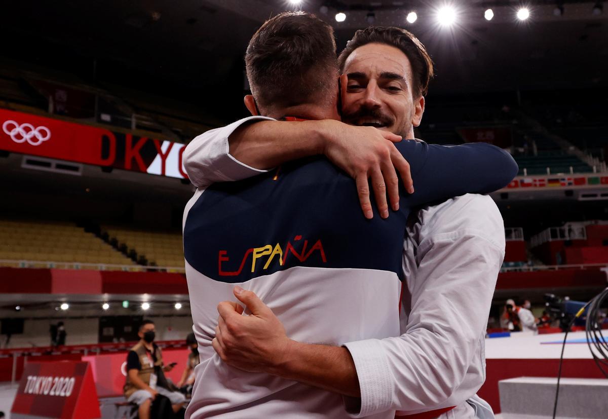 Damián Quintero, medalla de plata en kárate