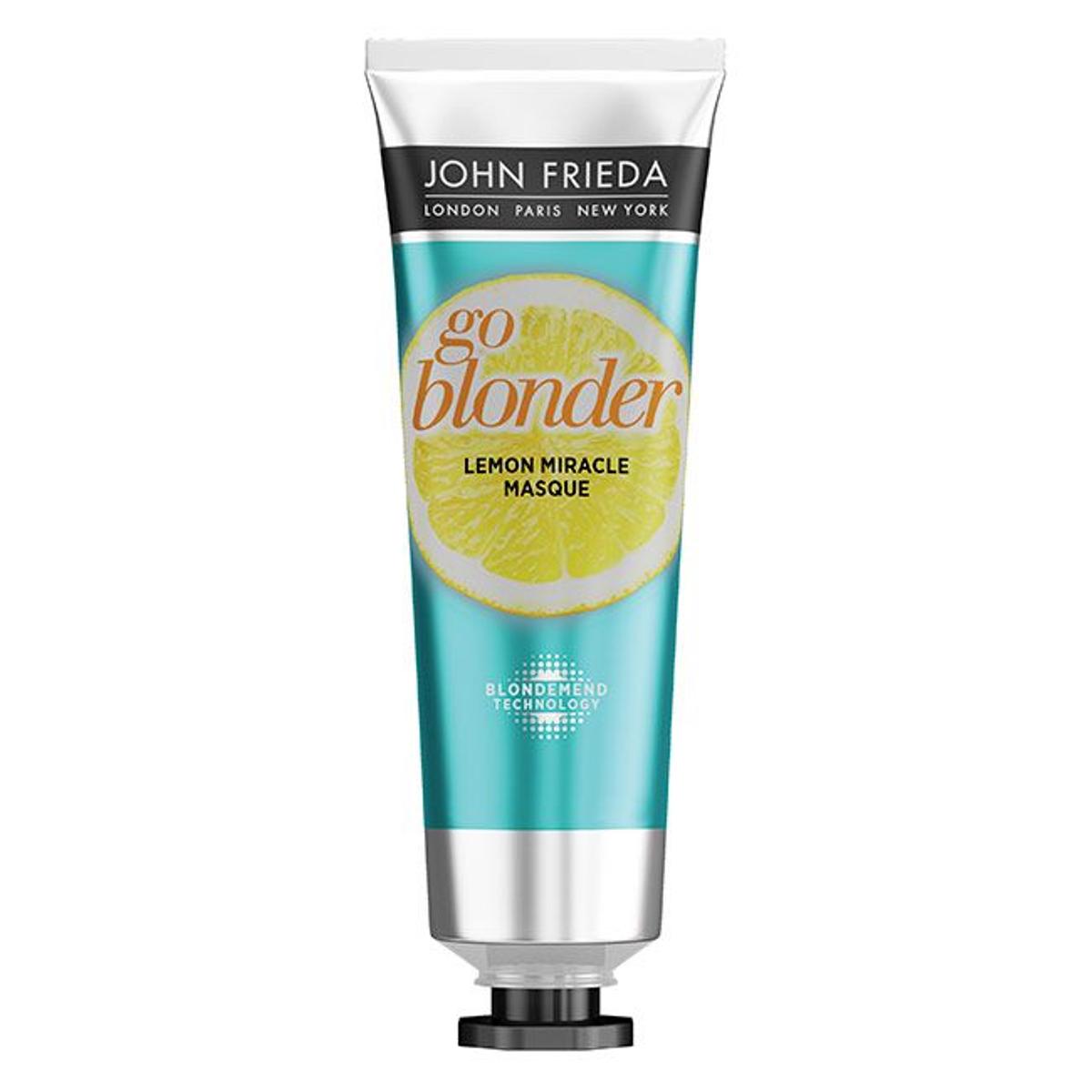 Mascarilla aclarante de limones Sheer Blonde Go Blonder de John Frieda