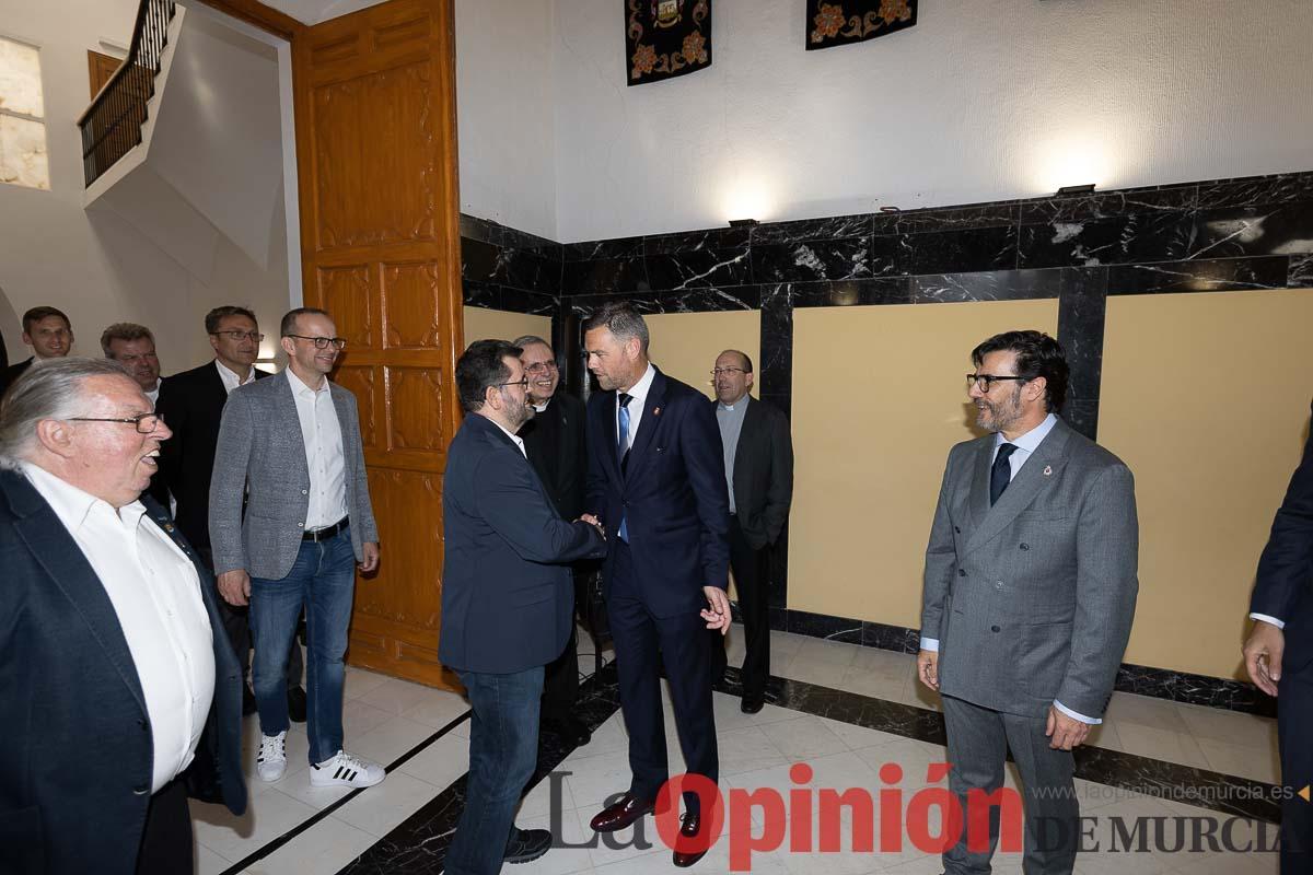 Recepción en Caravaca a la ciudad hermana de Obertshausen