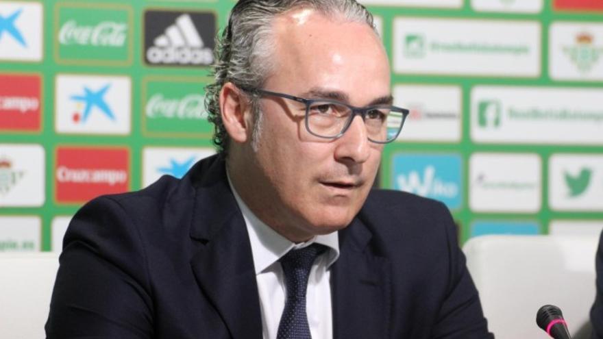 Miguel Torrecilla, director deportivo del Betis. / Manuel Gómez