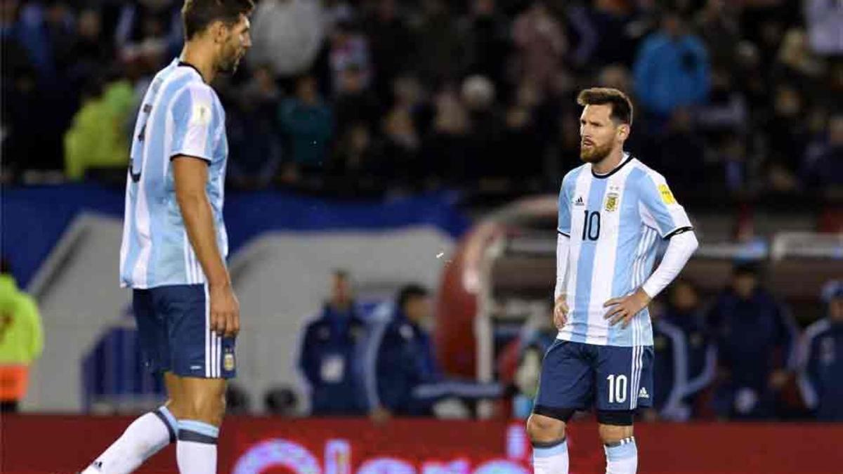 Messi está solo en la selección argentina