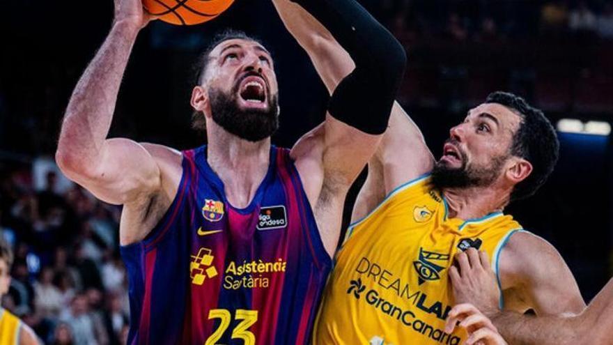 El Barça saca a la luz las costuras del juego interior del CB Gran Canaria