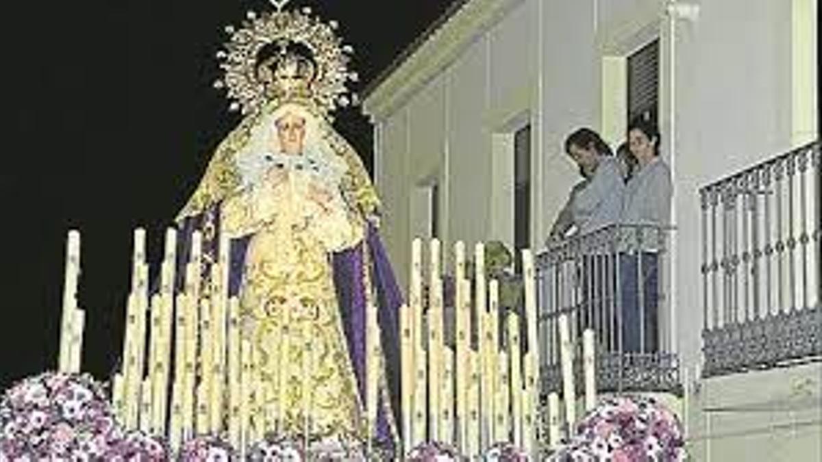 Virgen de la Caridad, cotitular de la cofradía del Amor.