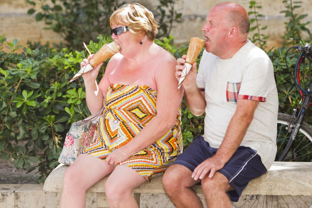 Finde de fuerte calor en Valencia