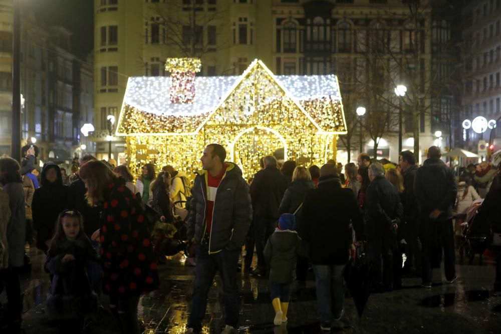 Luces de Navidad en Gijón