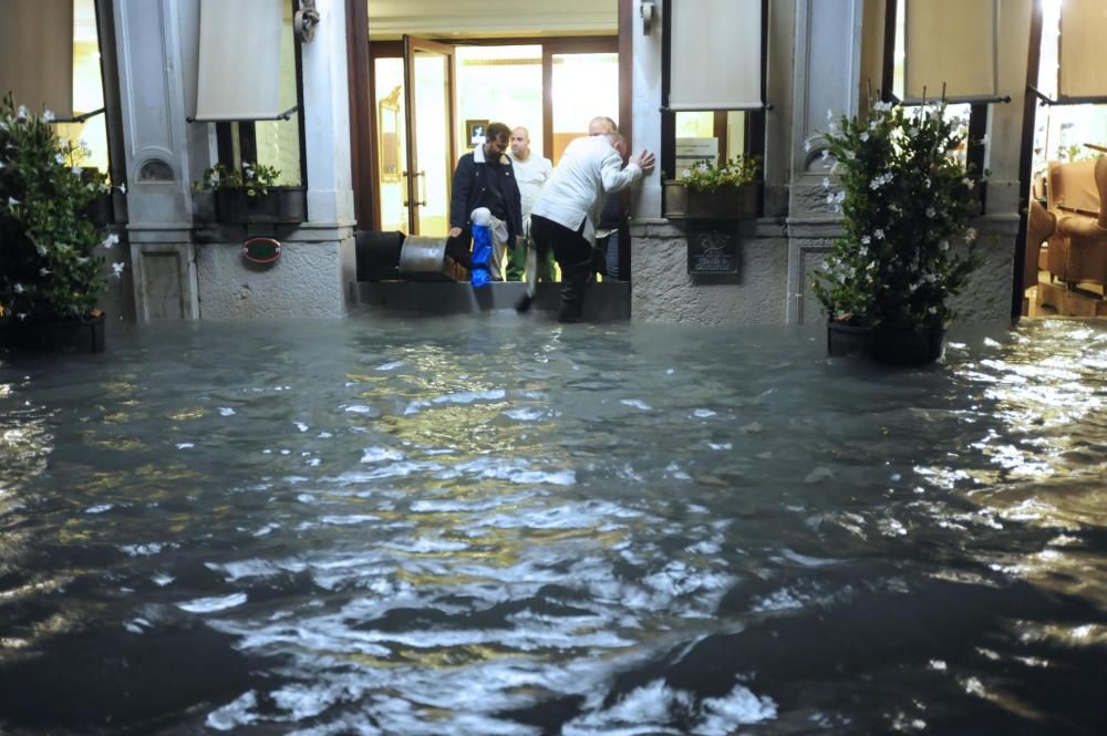 Graves inundaciones en Venecia