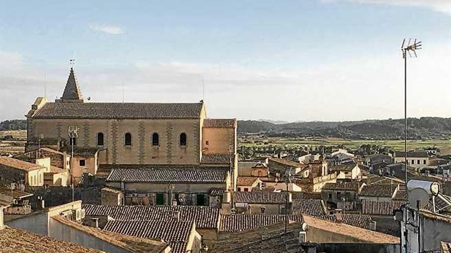 Vista general del pueblo de Sant Joan, en la comarca del Pla.