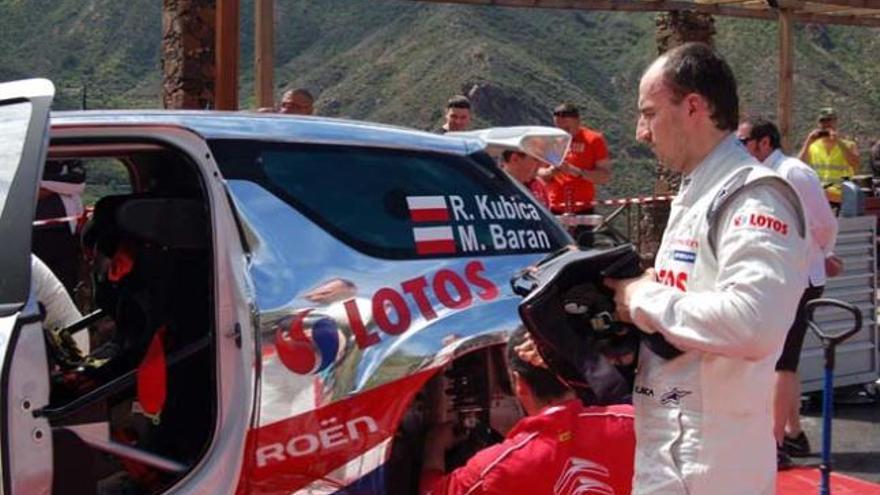 Kubica ya es el más rápido del Rally Islas Canarias