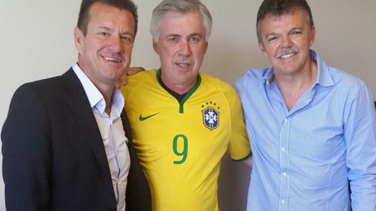 Dunga se reunió en Madrid con Ancelotti y Simeone