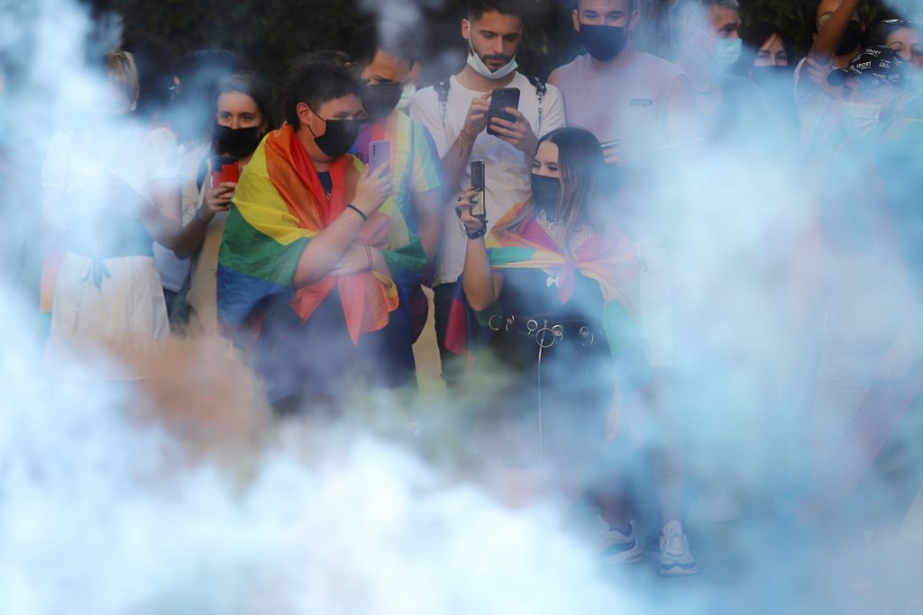 Marcha del colectivo LGTBI+ en Murcia