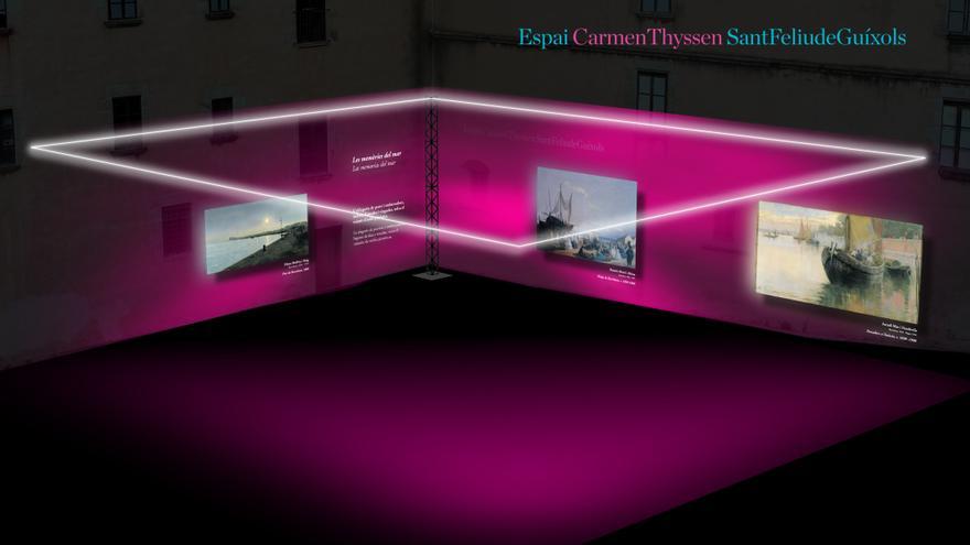 L&#039;Espai Thyssen de Sant Feliu farà una exposició immersiva a un dels espais del futur museu, que obrirà el 2025