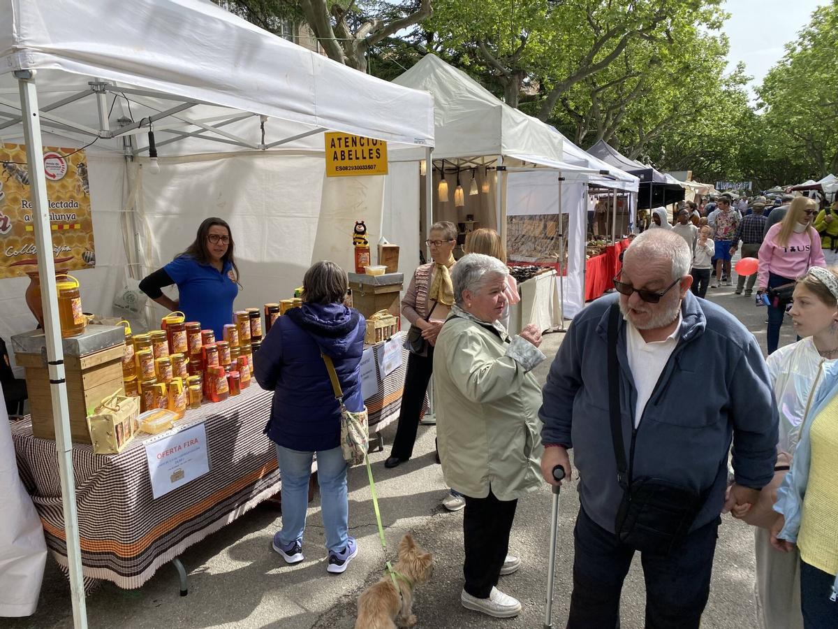 Imatges de la Fira de Maig de Berga de diumenge