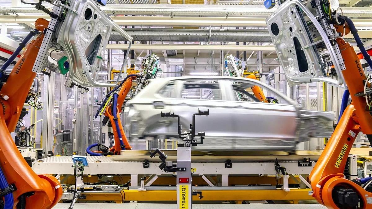 El Volkswagen Golf en la fábrica