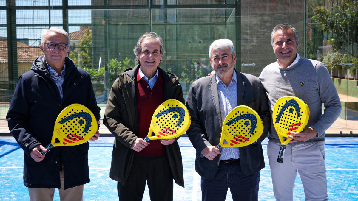 Los cuatro presidentes que ha tenido la Federació Catalana de Pàdel