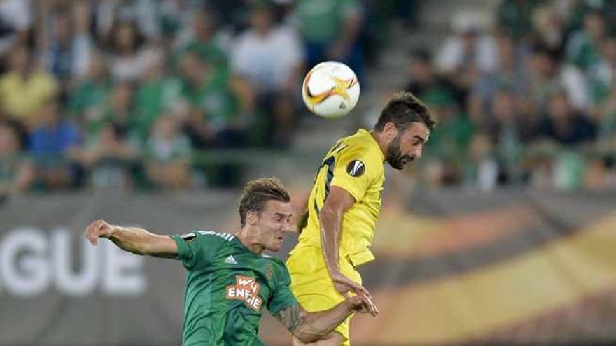 El Villarreal deja escapar la victoria en Viena.