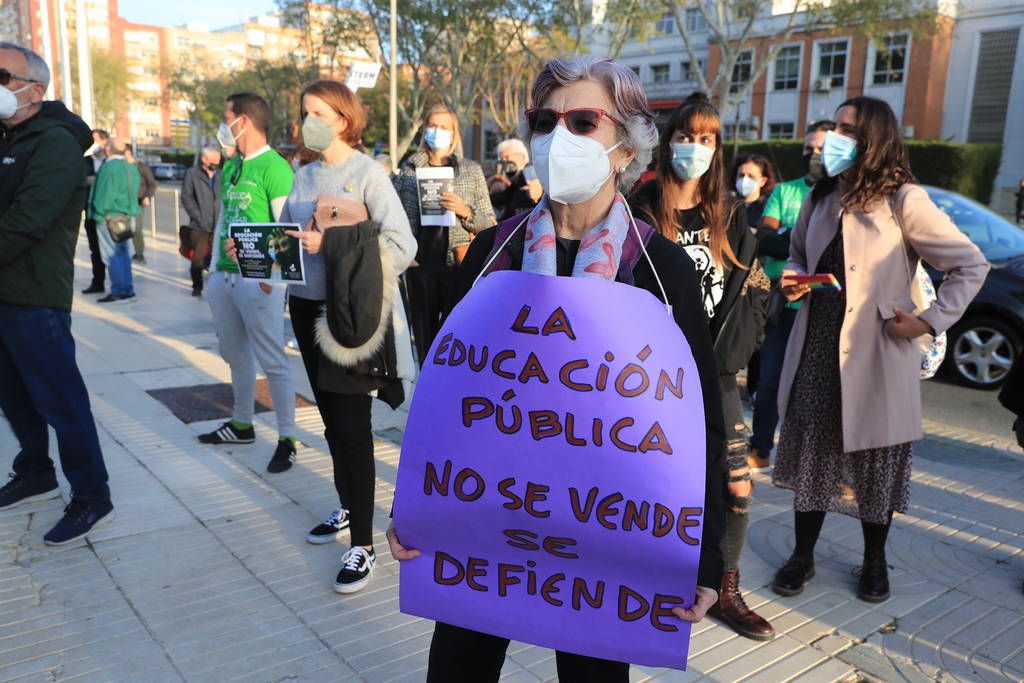 Protesta de la Marea Verde en Cartagena