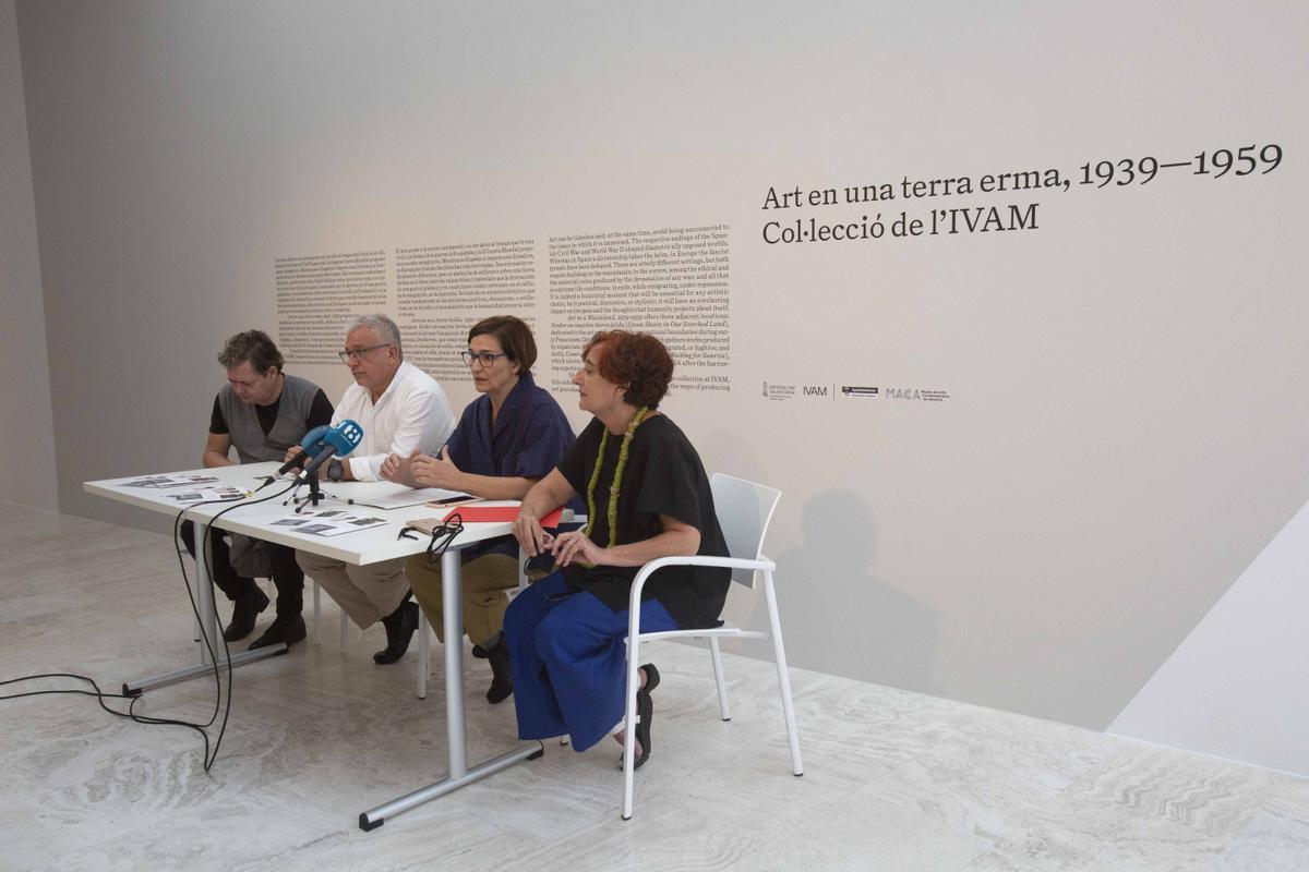 Exposición "Arte en una tierra baldía" en el MACA, con fondos del IVAM