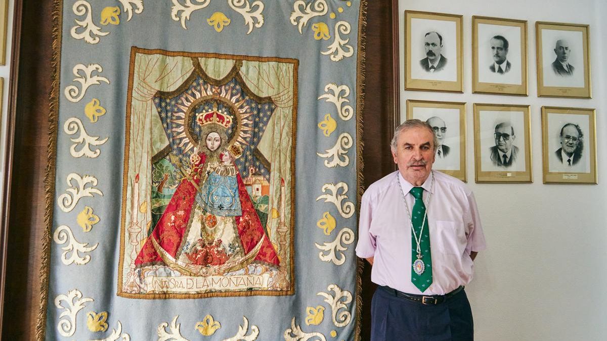 El maestro Solano y la patrona de Cáceres