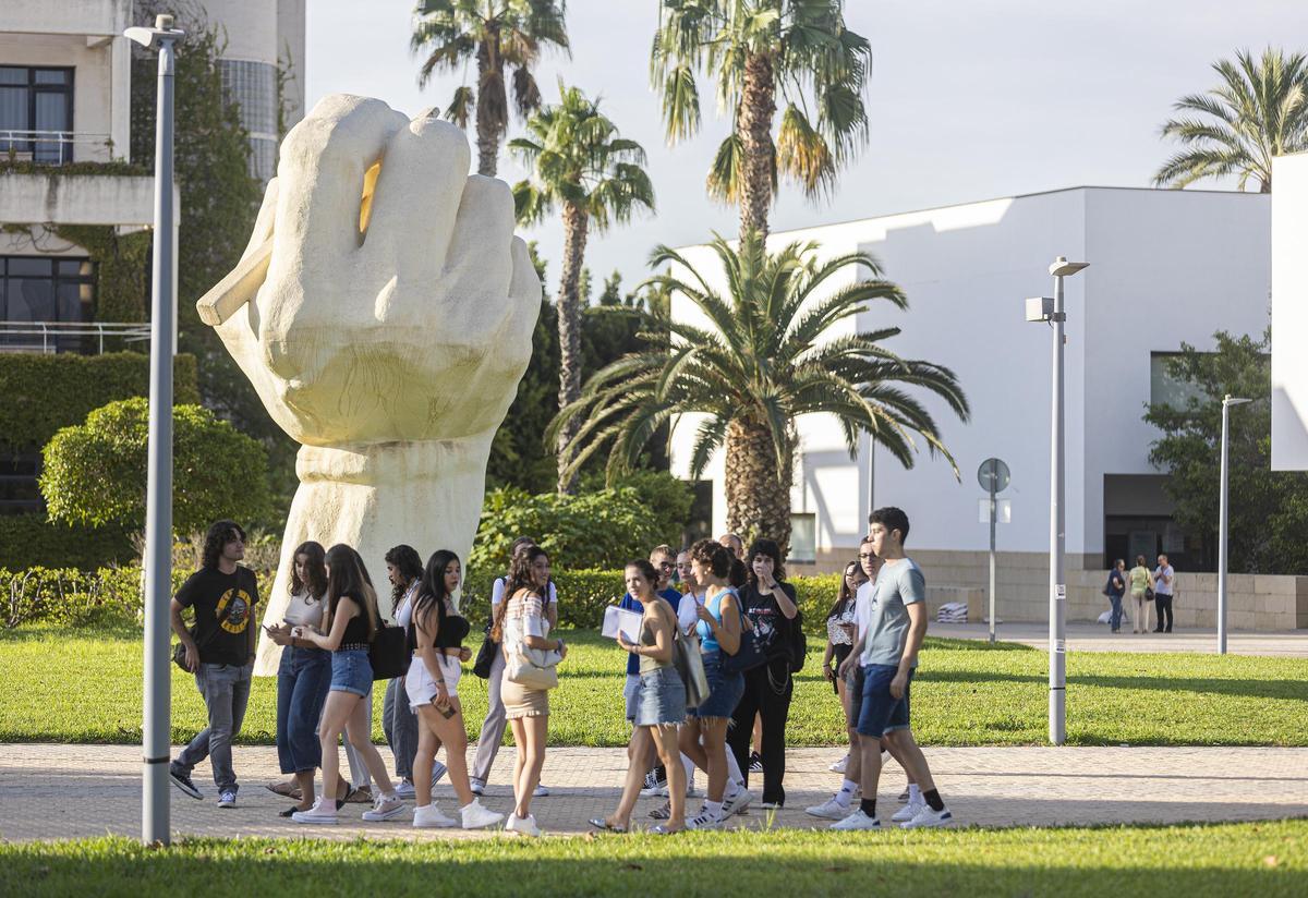 El campus de la Universidad de Alicante