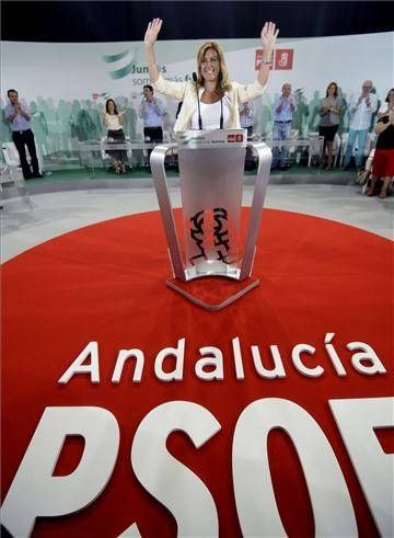 El Comité Director del PSOE-A designa a Susana Díaz candidata a la Junta
