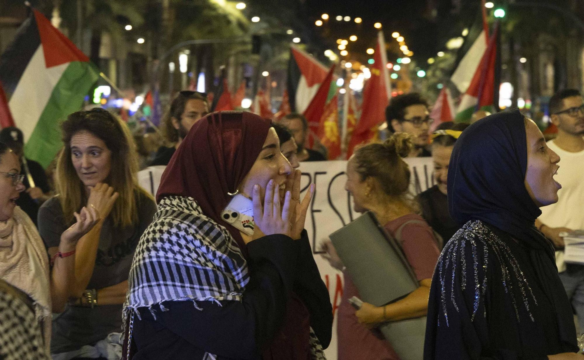 Alicante alza la voz por Palestina en una jornada de movilizaciones