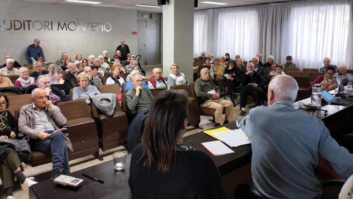 Un moment de l’assemblea general ordinària de Recer celebrada el passat mes de març
